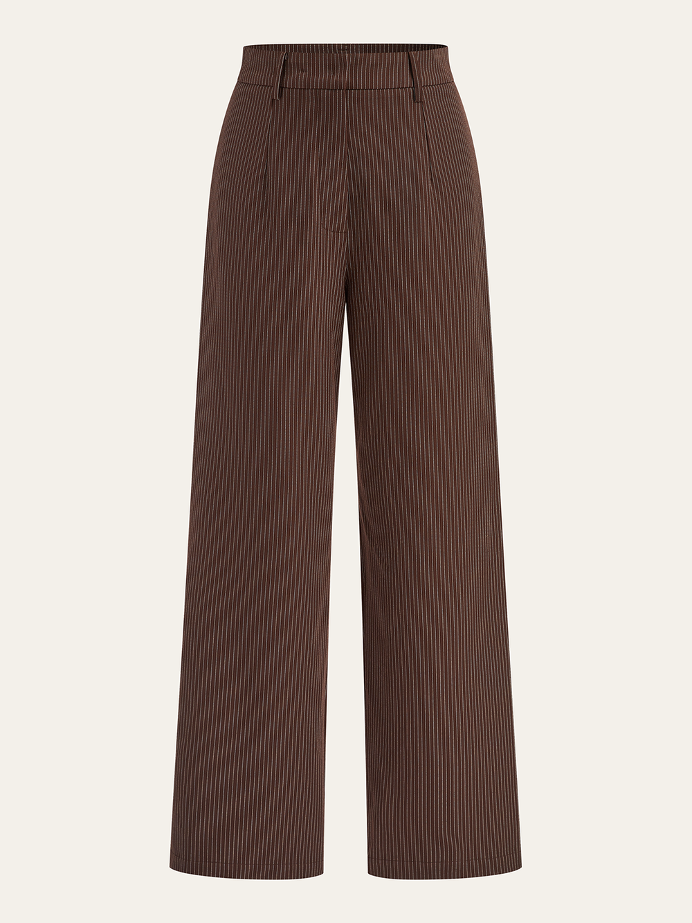 Mid-Waist Pinstriped Wide-Leg Pants  Liora Lane Boutique Pants