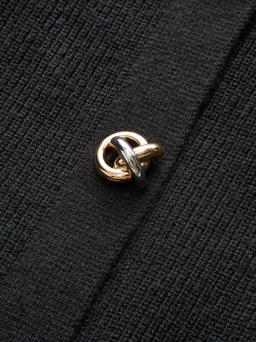 Wool Blend Denim Collar Puff Sleeve Cardigan  Liora Lane Boutique Cardigans