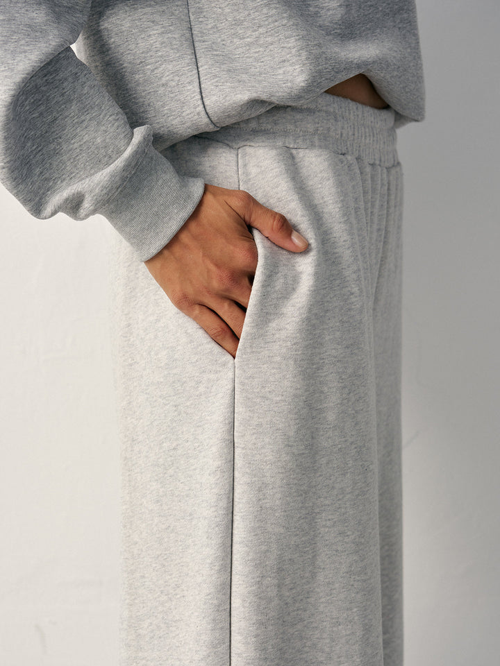 Cotton Blend Straight-Leg Sweatpants  Liora Lane Boutique Sweatpants