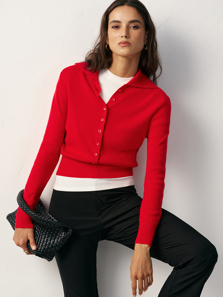 Knit Button Front Collared Top  Liora Lane Boutique Knit Tops