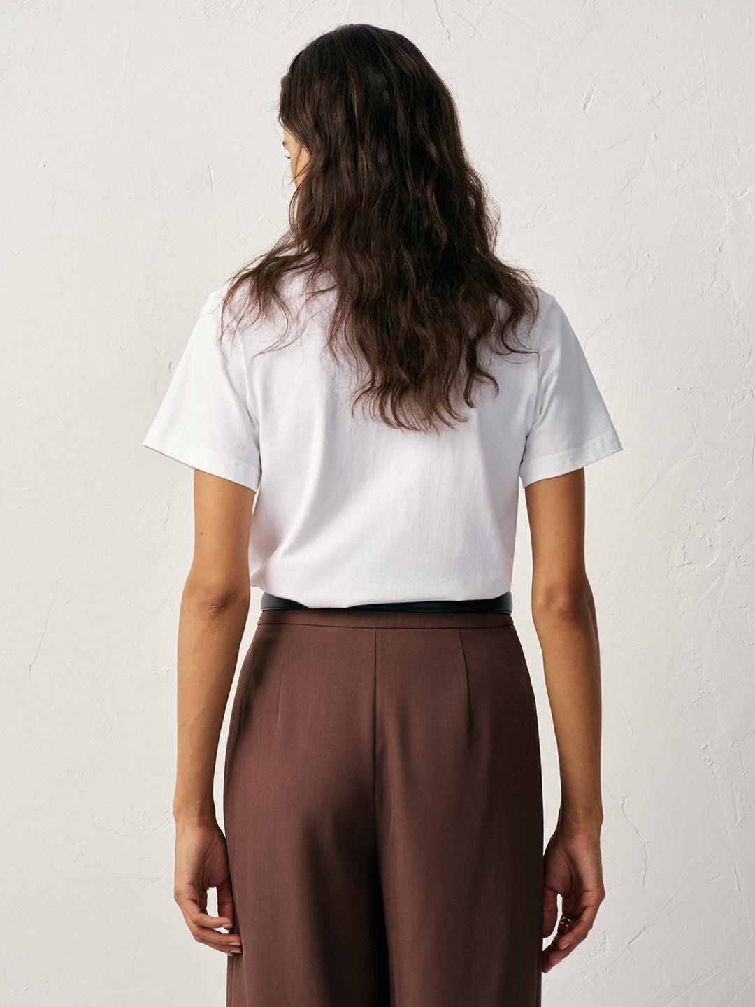Water-Repellent Cotton Crew Neck T-Shirt  Liora Lane Boutique T-Shirts