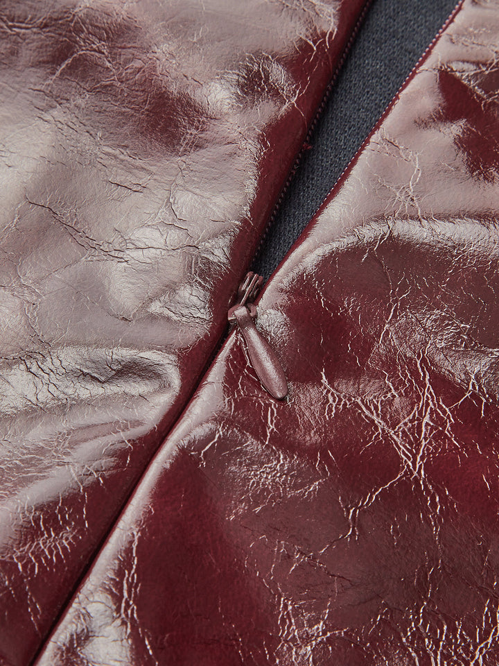 PU Leather Belted Mini Skirt  Liora Lane Boutique Skirts