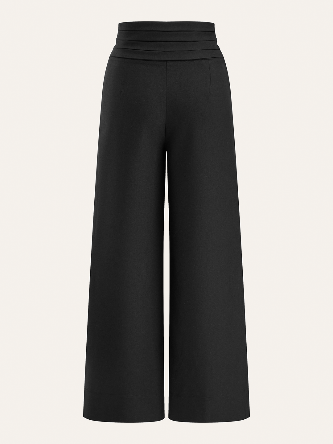 High-Waist Pleated-Waistband Wide-Leg Pants  Liora Lane Boutique Pants