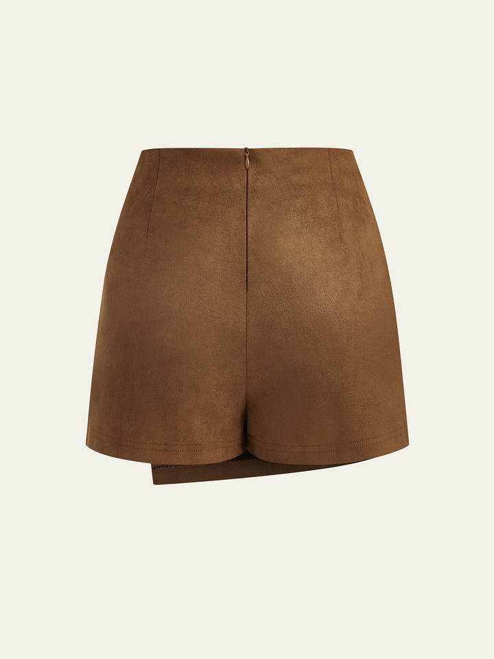Suede Twist Mini Skirt  Liora Lane Boutique Skirts