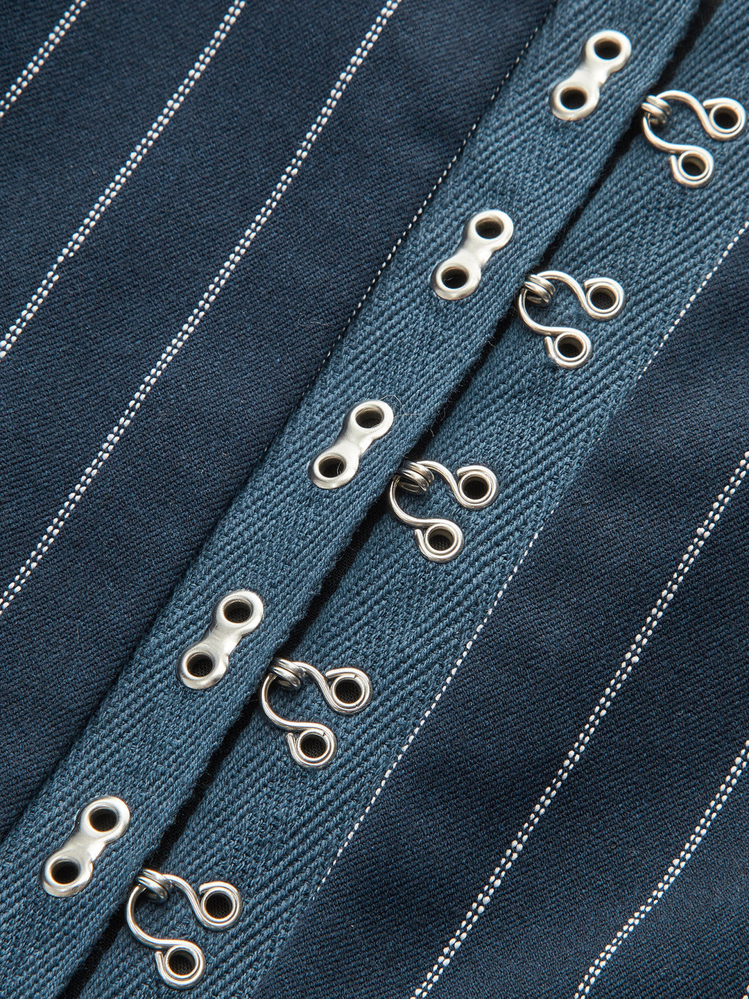 Hook-Eye Striped Top and Skirt Set  Liora Lane Boutique Skirt Sets