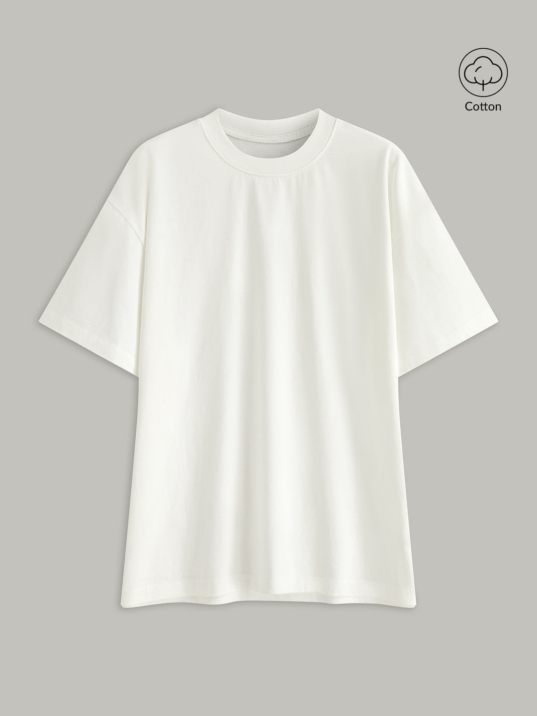 Basic Cotton Oversized T-Shirt  Liora Lane Boutique T-Shirts White / XL 32.00
