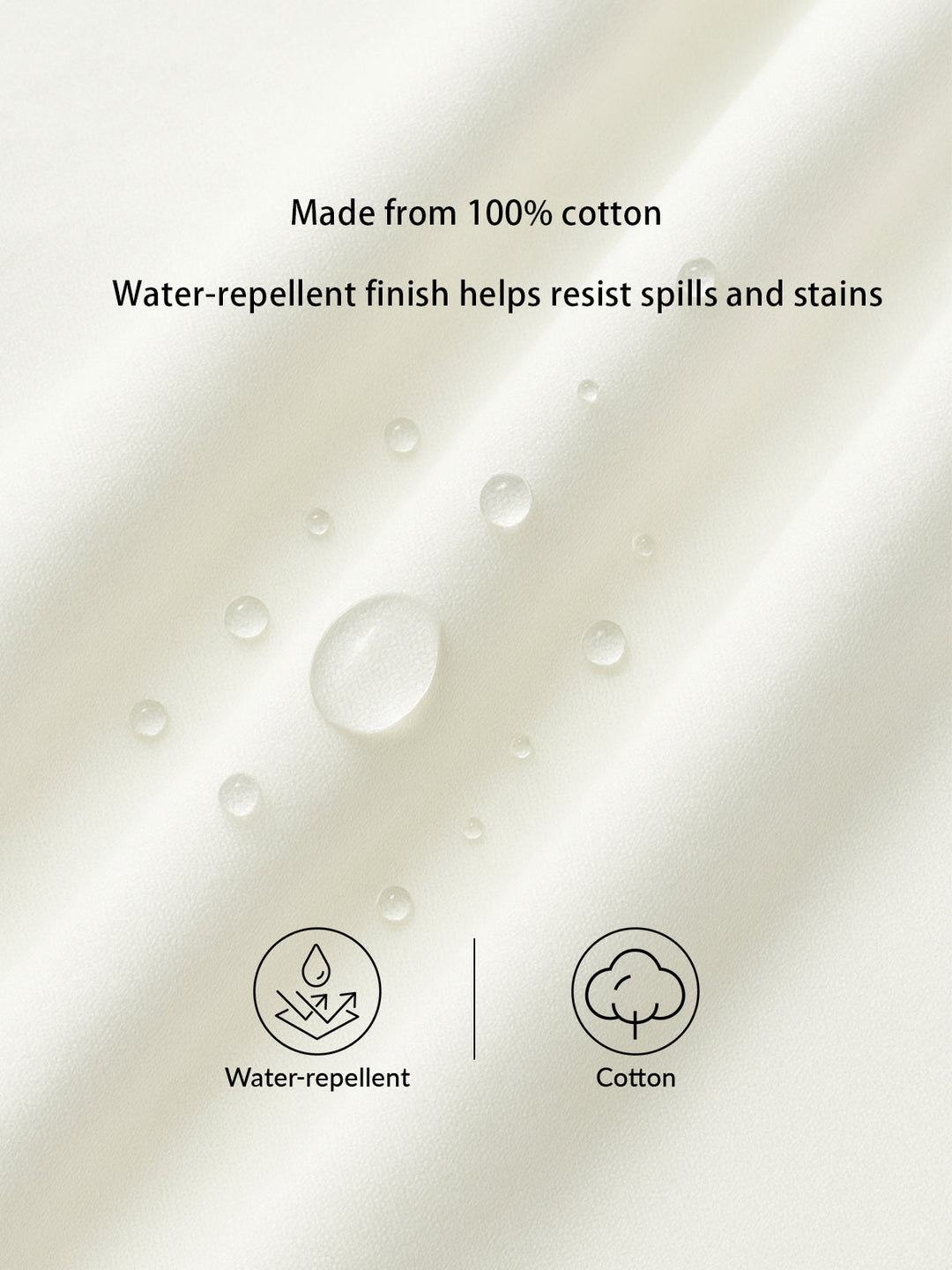 Water-Repellent Cotton Crew Neck T-Shirt  Liora Lane Boutique T-Shirts