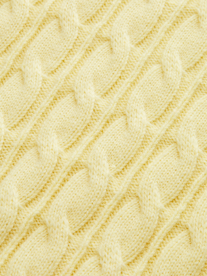 Cable Knit Short Sleeve Sweater  Liora Lane Boutique Sweaters