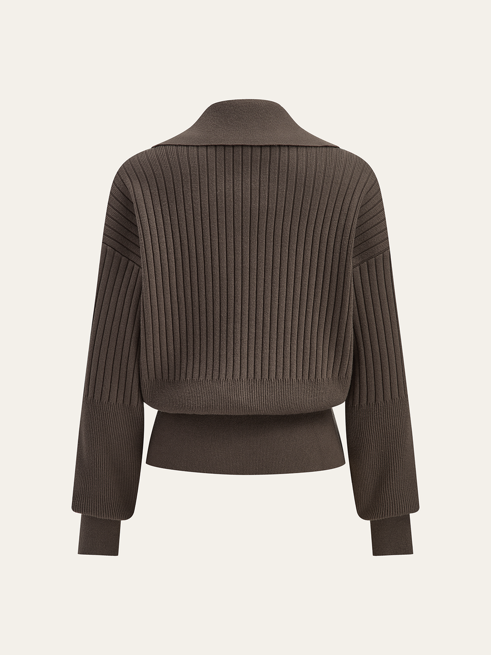 Ribbed Collared Metal Button Cardigan  Liora Lane Boutique Cardigans