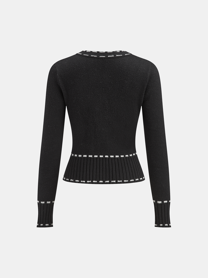 Contrast Trim Cardigan  Liora Lane Boutique Cardigans