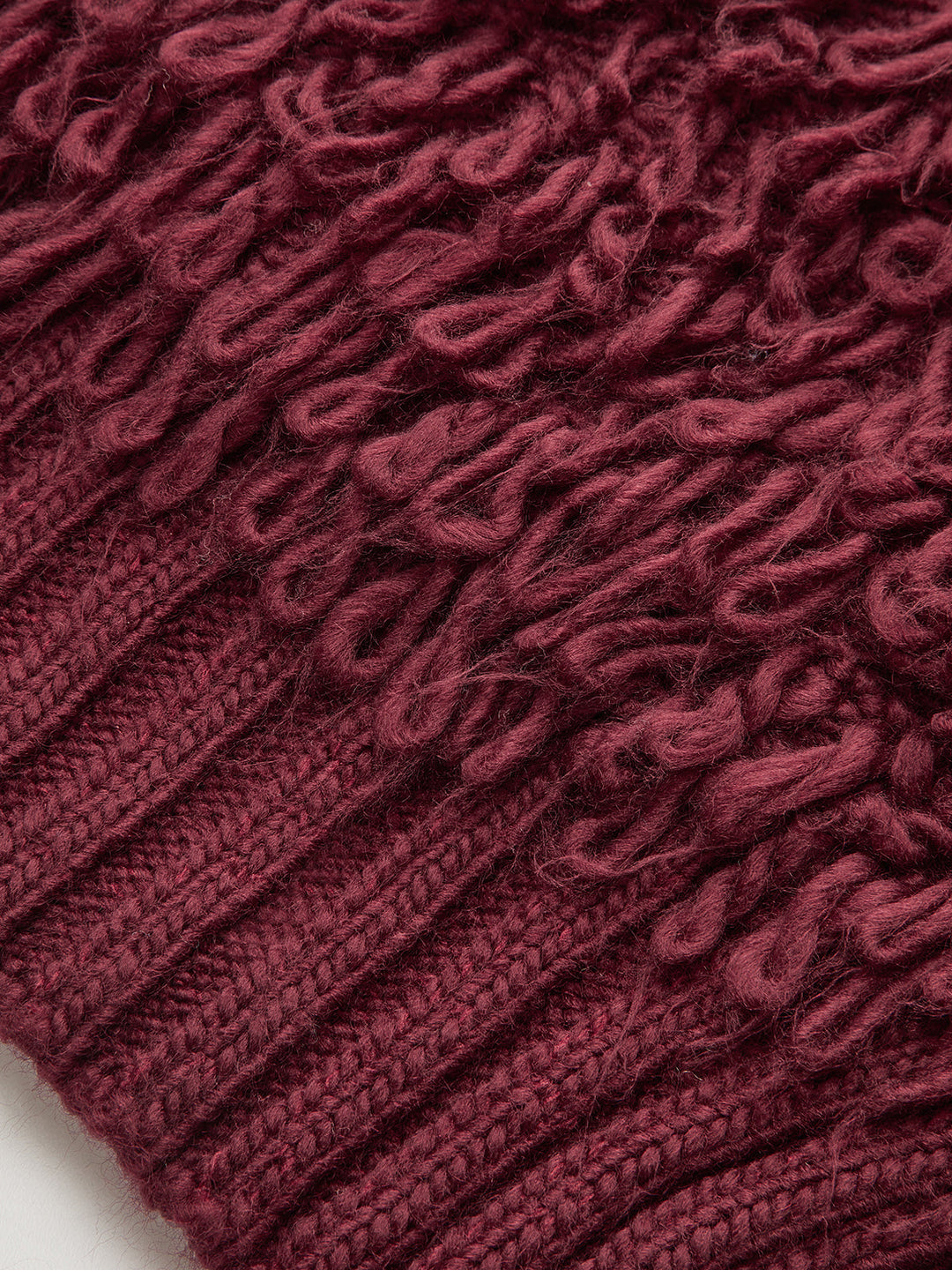 Textured Fringe Buttoned Knit Top  Liora Lane Boutique Knit Tops