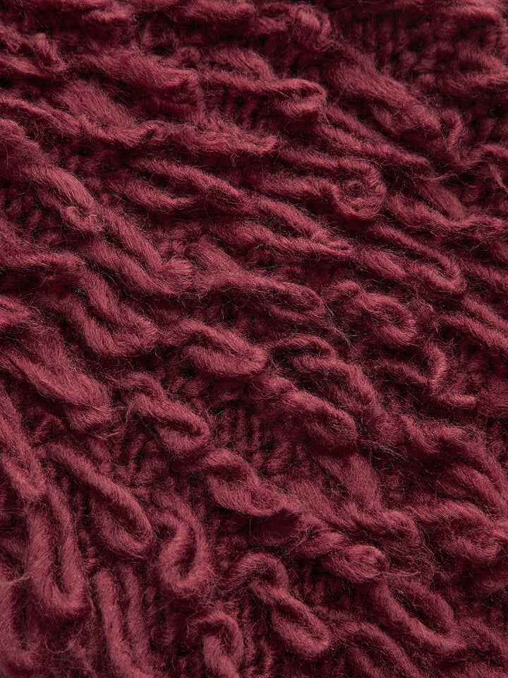 Textured Fringe Buttoned Knit Top  Liora Lane Boutique Knit Tops