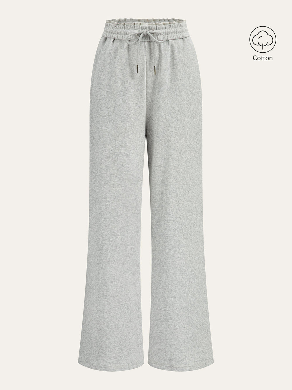 Cotton Blend Straight-Leg Sweatpants  Liora Lane Boutique Sweatpants