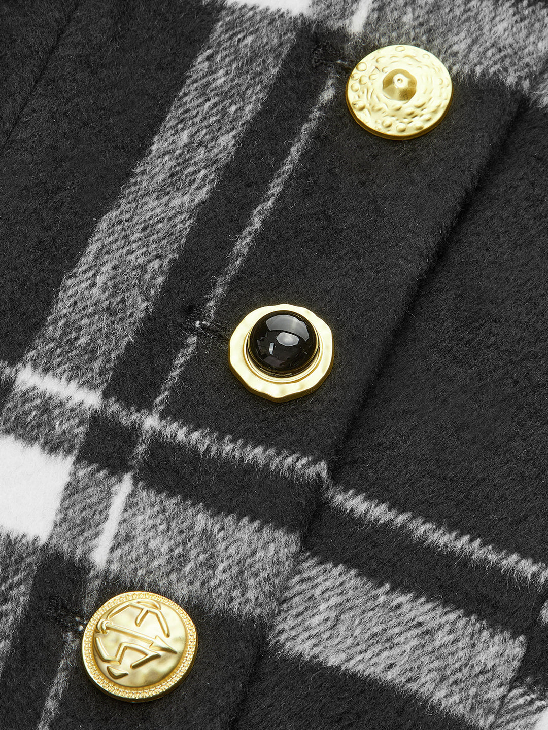 Plaid Belted Wool Blend Trench Coat  Liora Lane Boutique Wool Coats