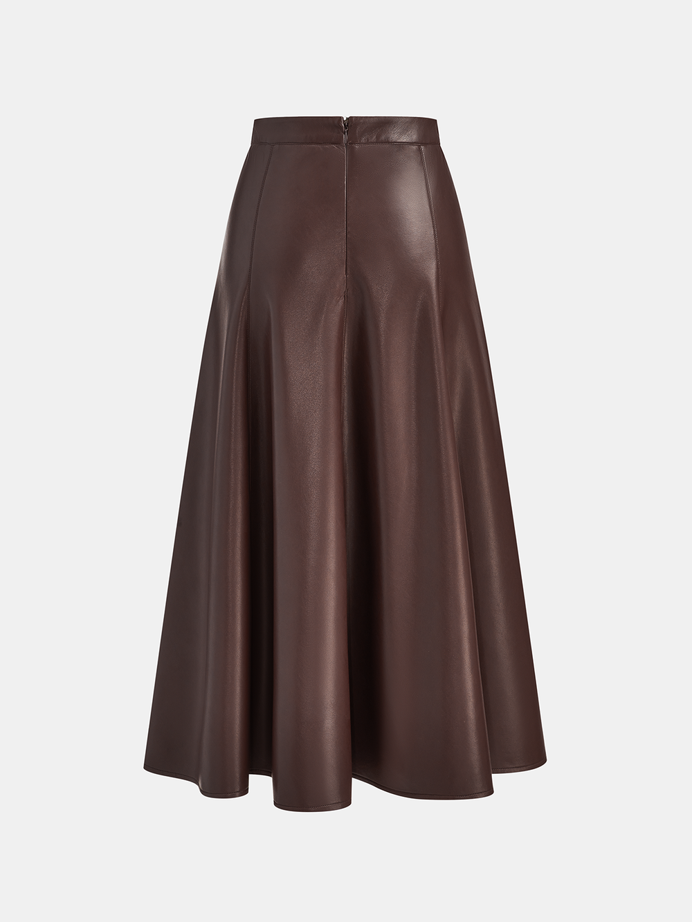 PU A-Line Mid-Waist Skirt  Liora Lane Boutique Skirts