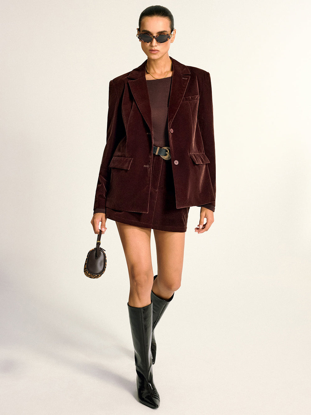 Velvet Shawl Collar Blazer  Liora Lane Boutique Blazers
