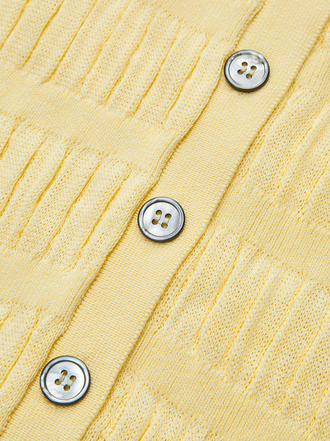 Shirt Collar Textured Knit Button Cardigan  Liora Lane Boutique Cardigans