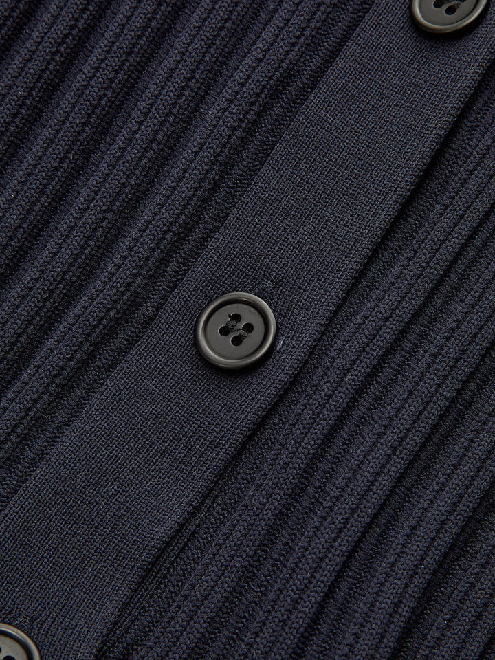 Collared Buttoned Peplum Cardigan  Liora Lane Boutique Cardigans