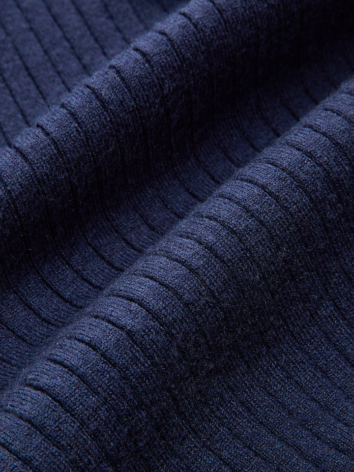 Contrast Trim Ribbed Knit Polo Top  Liora Lane Boutique Knit Tops