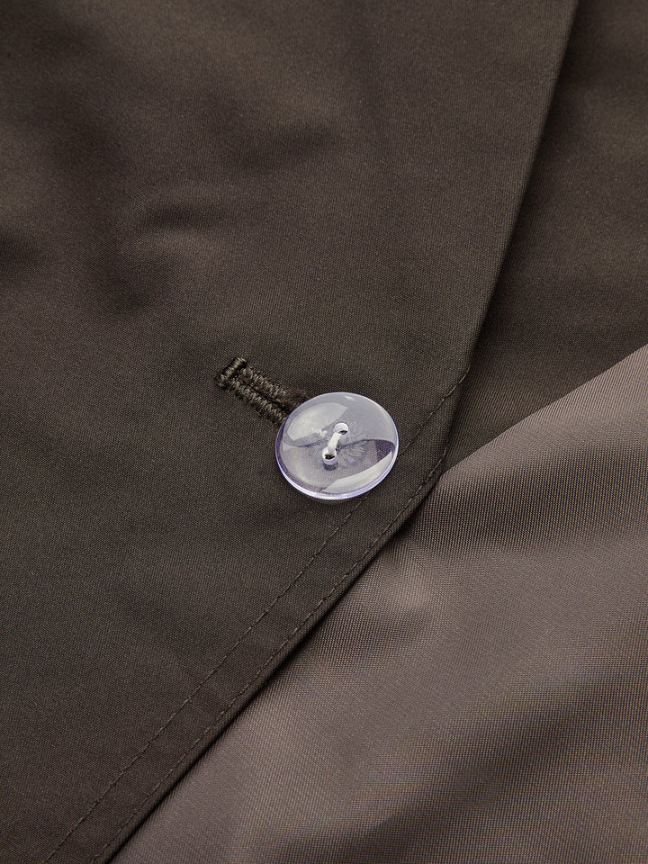 Double-Button Cropped Trench Coat  Liora Lane Boutique Trench Coats