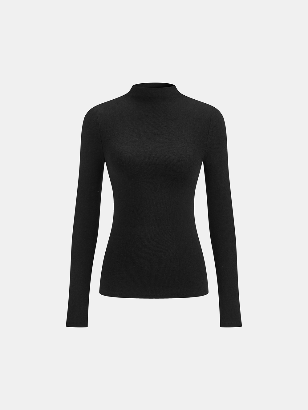 Slim Fit Mock Neck Long Sleeve T-Shirt  Liora Lane Boutique T-Shirts