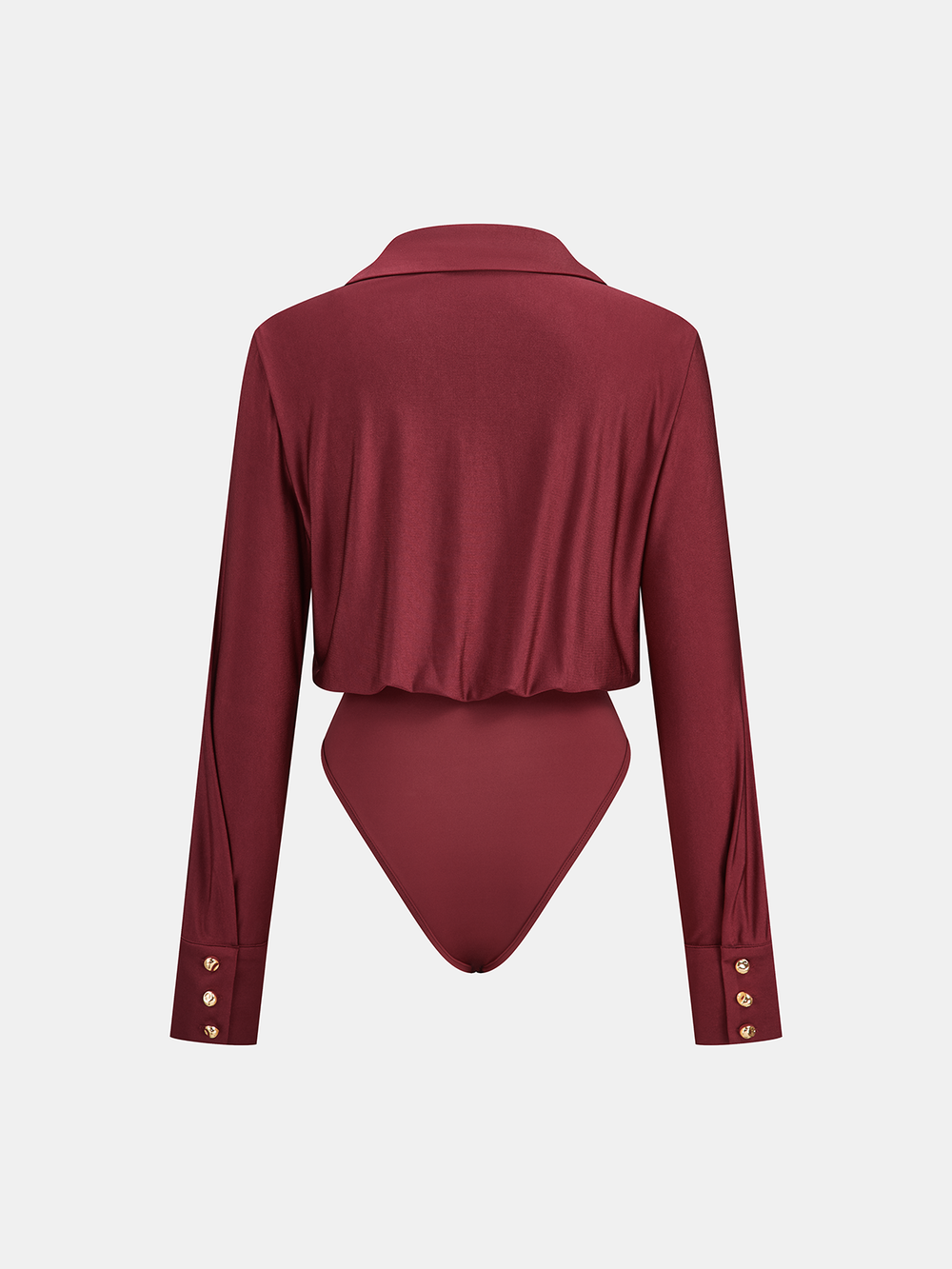 Collared Long Sleeve Bodysuit  Liora Lane Boutique Bodysuits