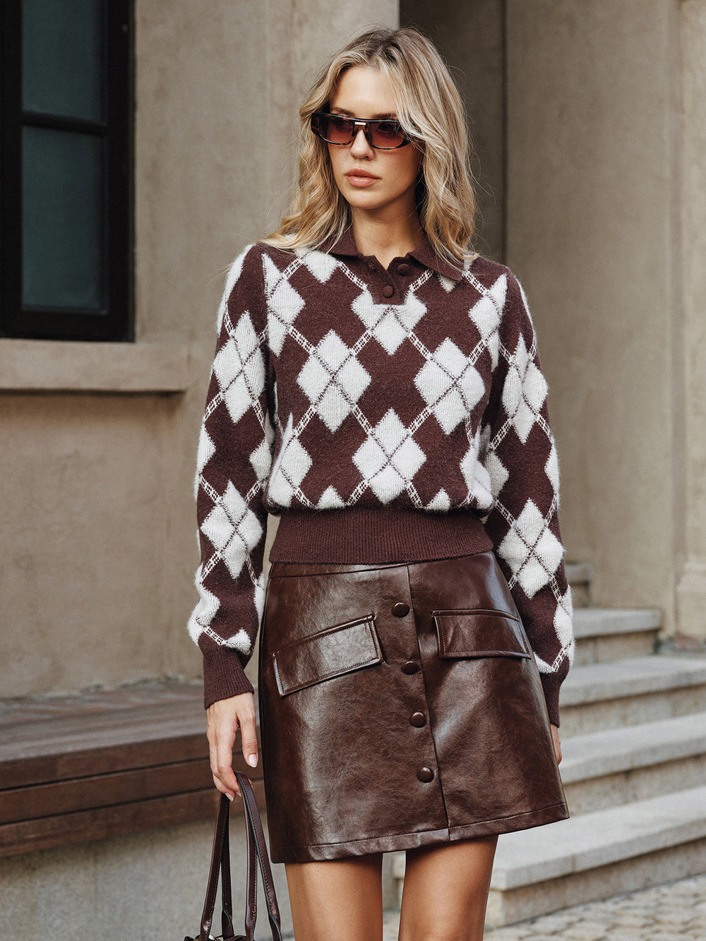 Decor Pocket Faux Leather Mini Skirt  Liora Lane Boutique Skirts