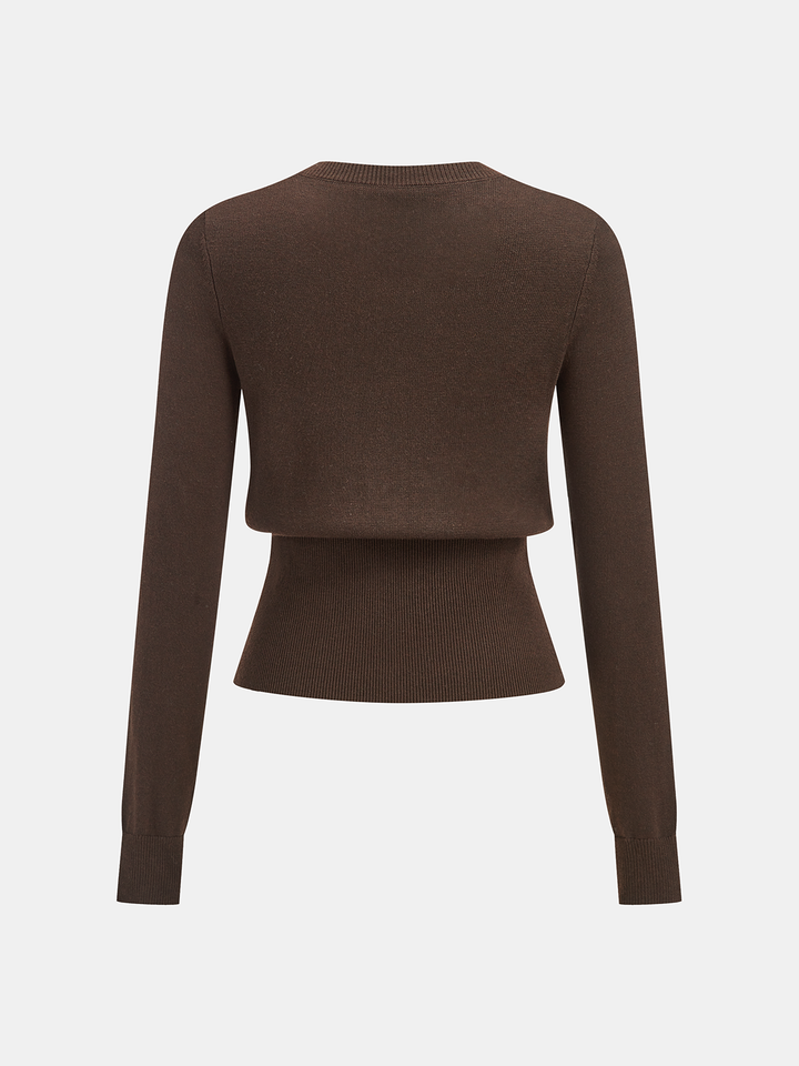 Metal Button Knit Cardigan  Liora Lane Boutique Cardigans