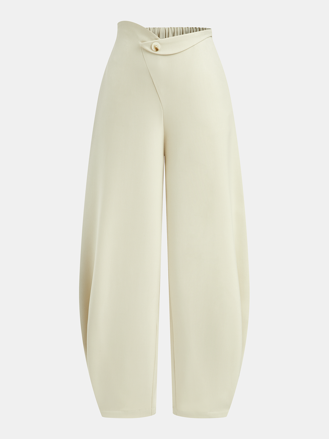 Off-Centered Barrel Pants  Liora Lane Boutique Pants Apricot / XL 49.00