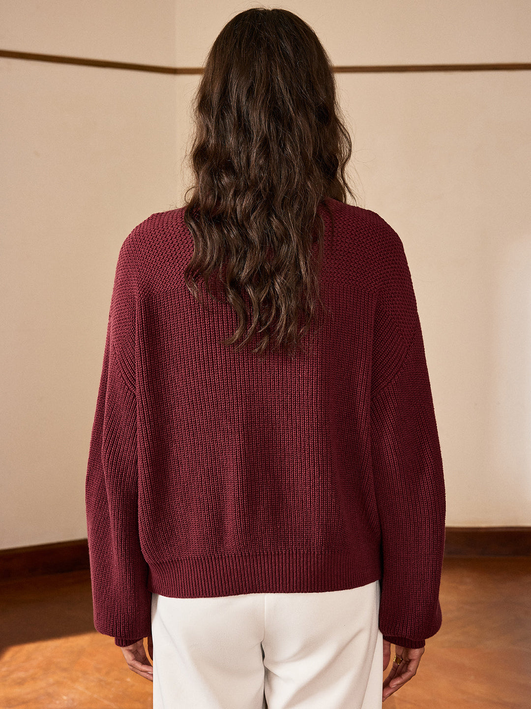 Metal Button-Front Knit Top  Liora Lane Boutique Knit Tops