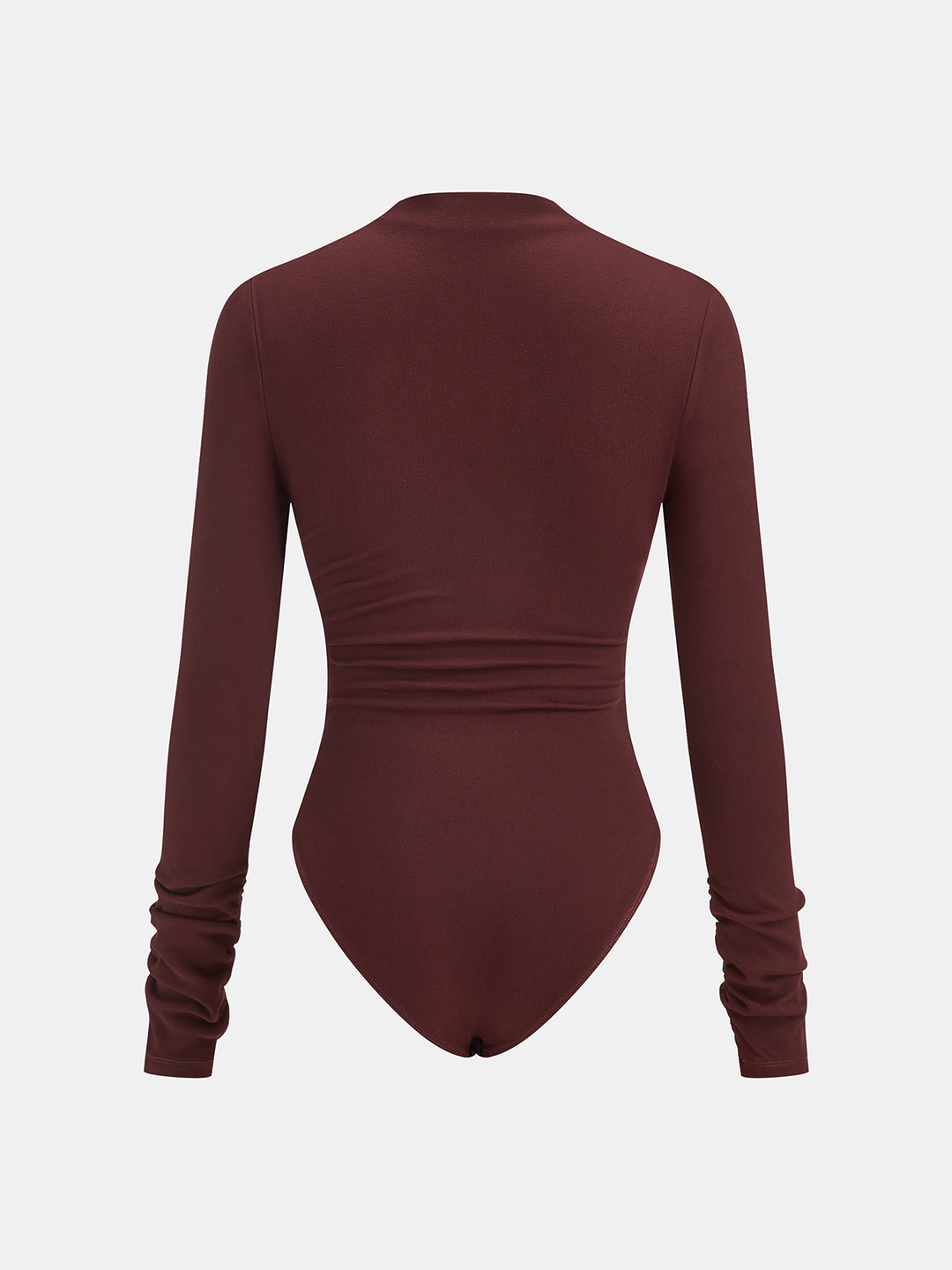 Ruched Cross-Front Long Sleeve Bodysuit  Liora Lane Boutique Bodysuits
