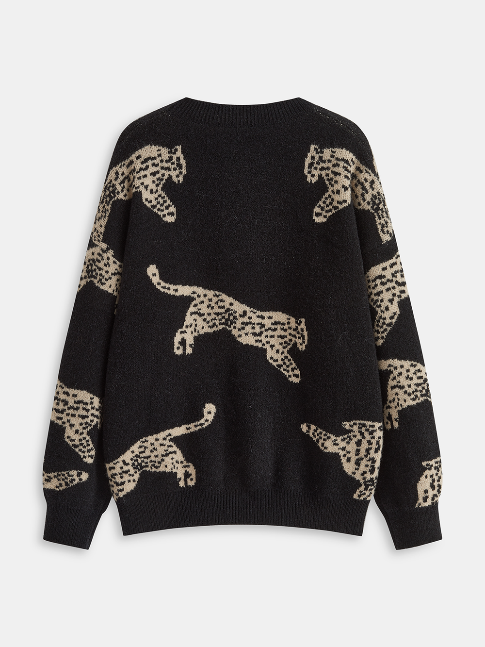 Leopard Print Sweater  Liora Lane Boutique Knit Tops