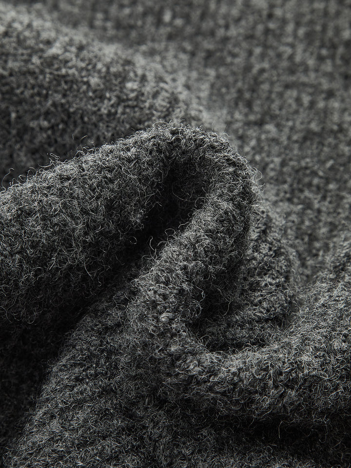 Wool-Blend Fuzzy Midi Dress  Liora Lane Boutique Sweater Dresses