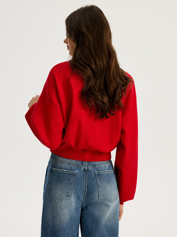 Heart Shape Button Sweater  Liora Lane Boutique Cardigans