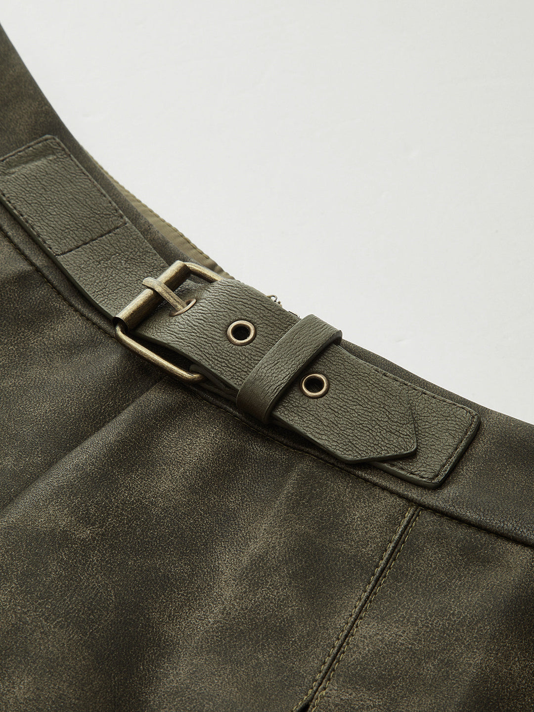 Faux Leather Pleated Shorts  Liora Lane Boutique Shorts