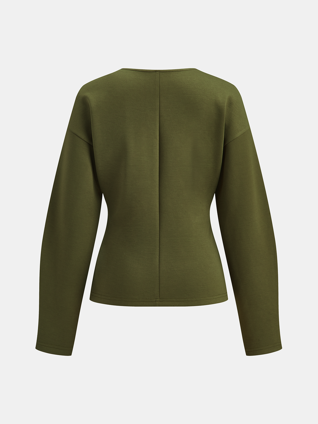 V-neck Longline Fitted Waist Cardigan  Liora Lane Boutique Jackets