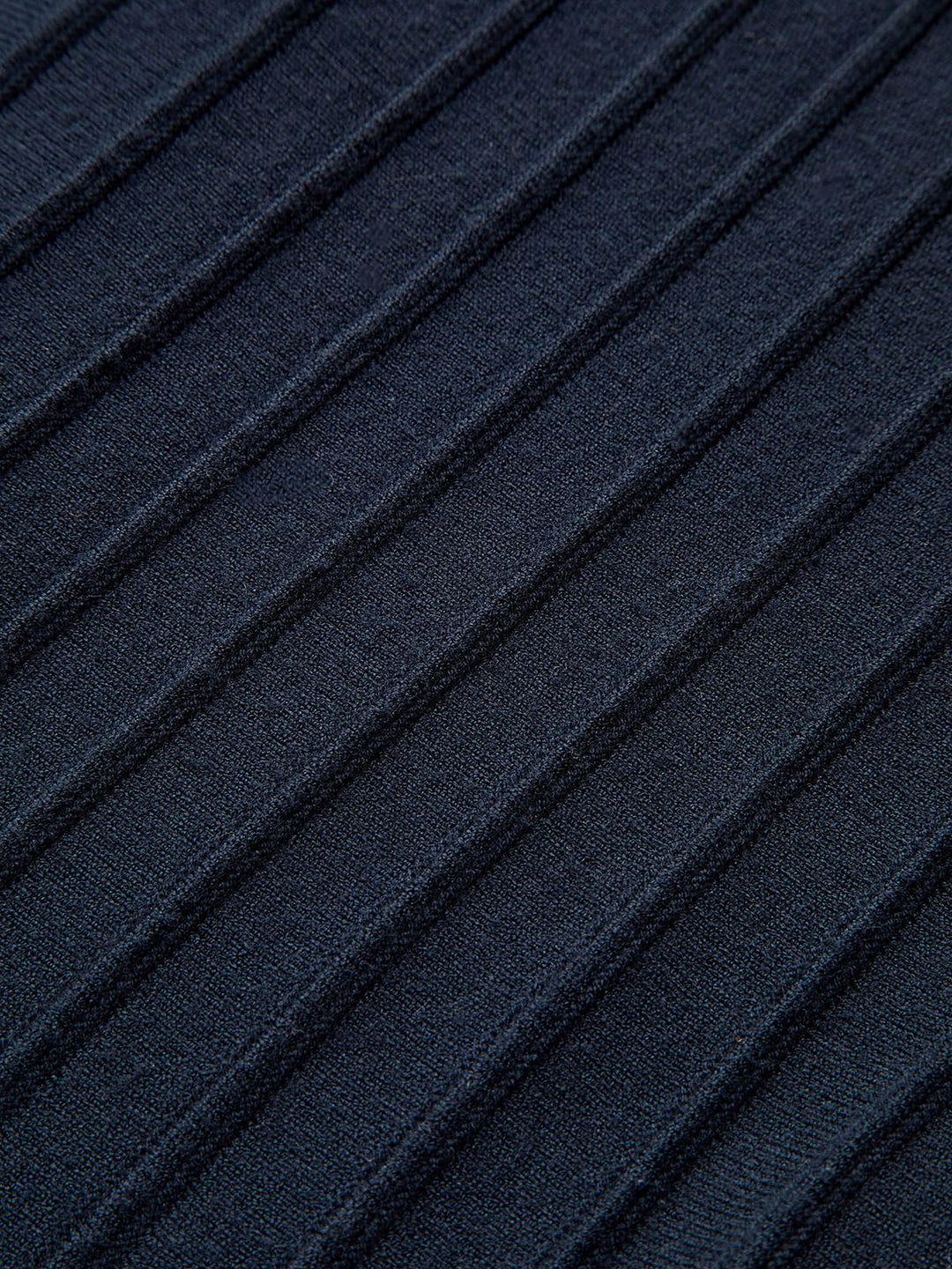 Denim Trim Knitted Peplum Cardigan  Liora Lane Boutique Knit Outerwear