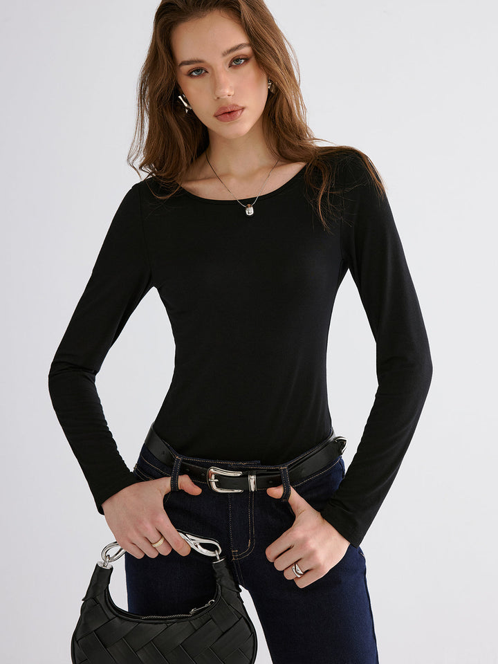 Butterfly Lace Back Long Sleeve Shirt  Liora Lane Boutique T-Shirts
