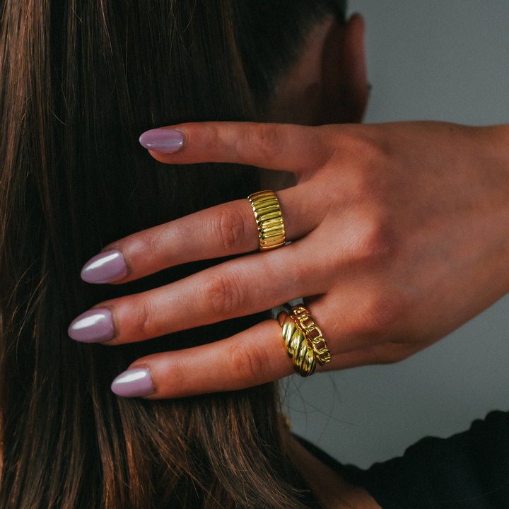 Ring with Chain Jasmine's Boutique Australia