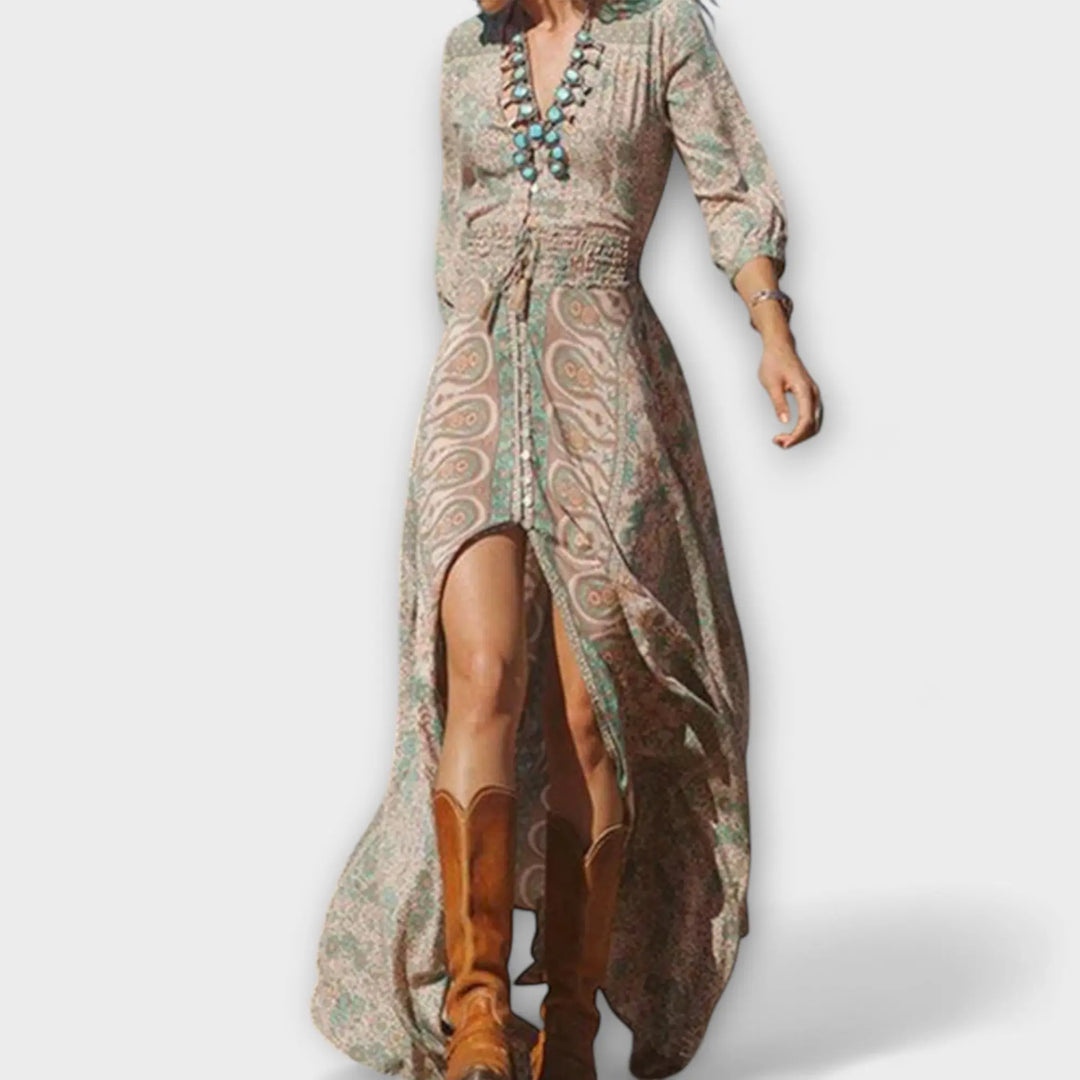Maxi dress in soft bohemian style Jasmine's Boutique Australia