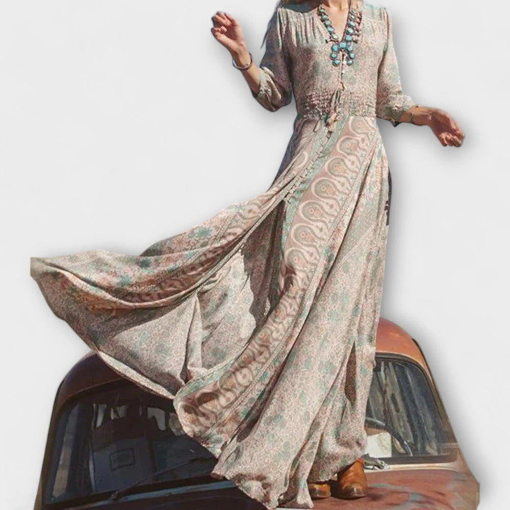 Maxi dress in soft bohemian style Jasmine's Boutique Australia