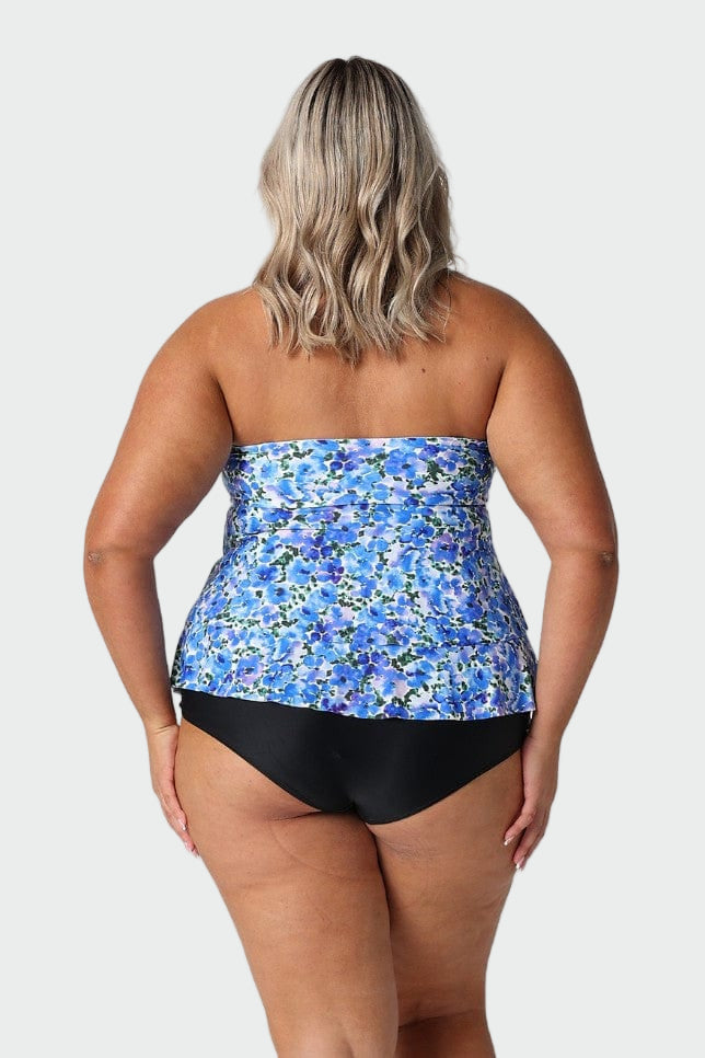 Blue Blossom Tankini Top Jasmine's Boutique Australia