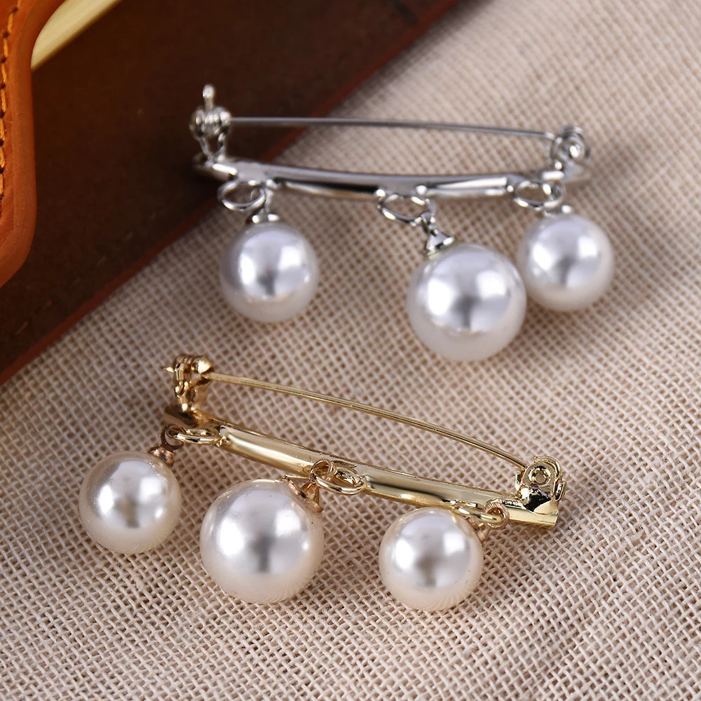 Vintage Pearl Brooch in Gold and Silver Jasmine's Boutique Australia