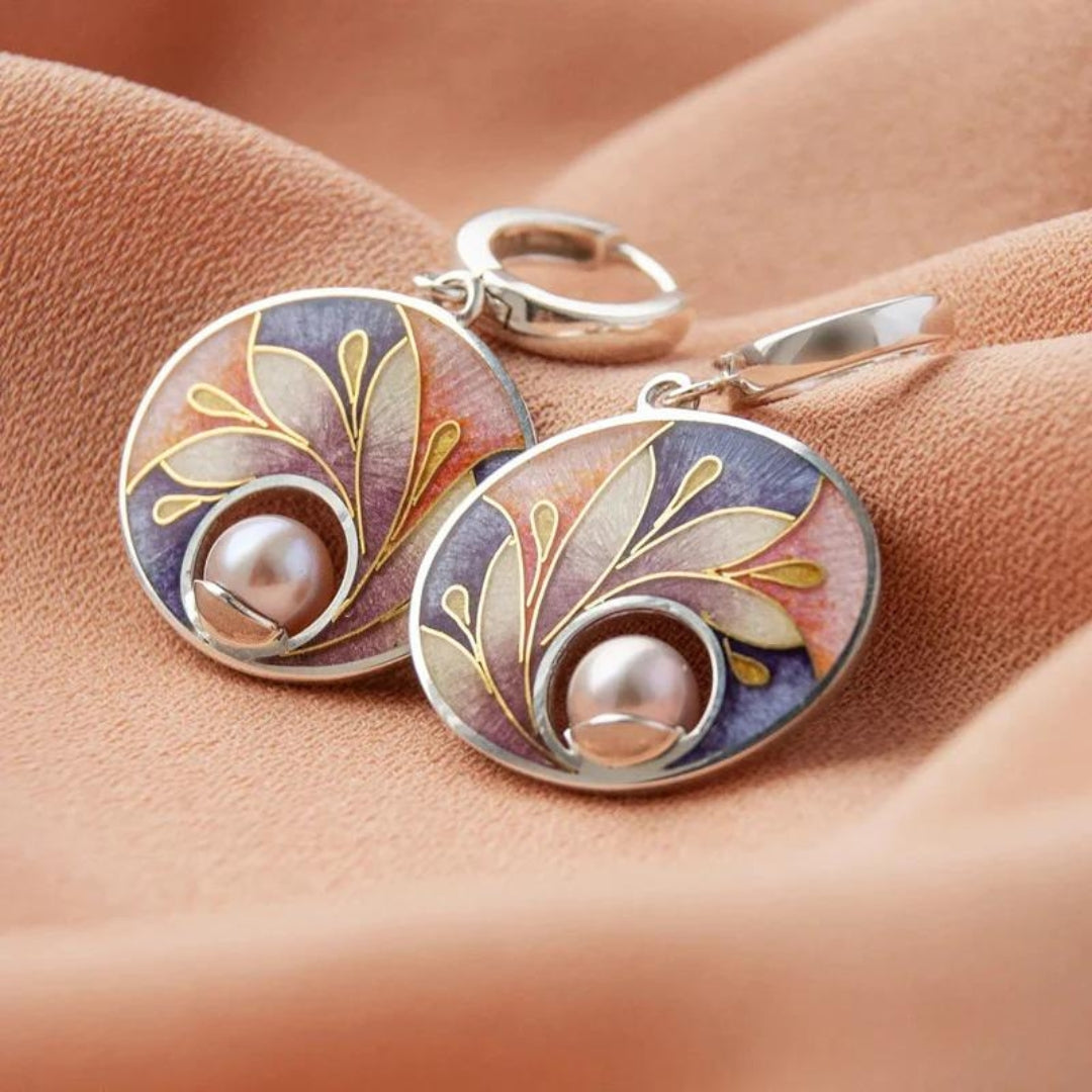 Acrylic Earrings with Pearls Jasmine's Boutique Australia