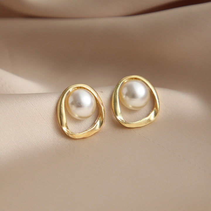 Gold Pearl Earrings Jasmine's Boutique Australia