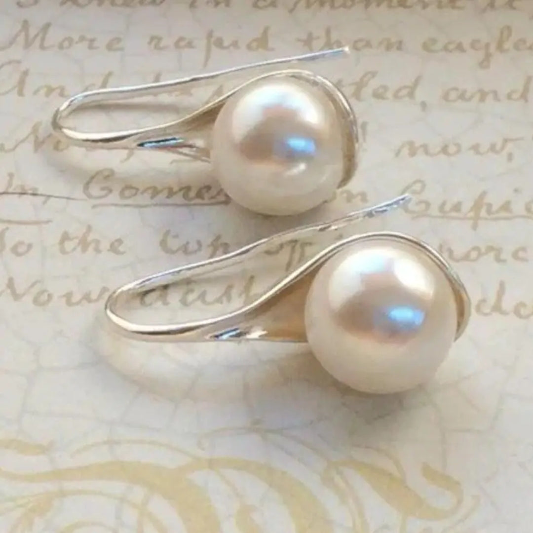 Elegant Pearl Drop Earrings Jasmine's Boutique Australia