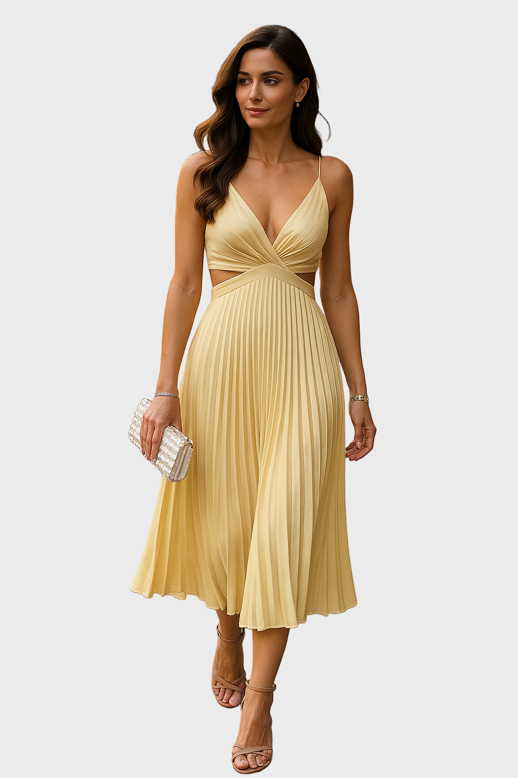 Pleated Midi Dress Jasmine's Boutique Australia