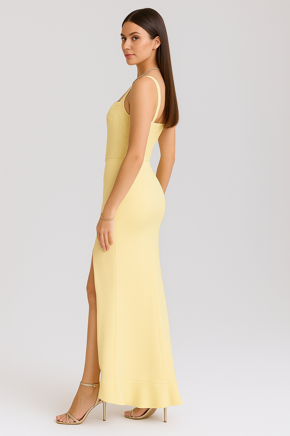Glow Ruffle High-Low Dress Jasmine's Boutique Australia