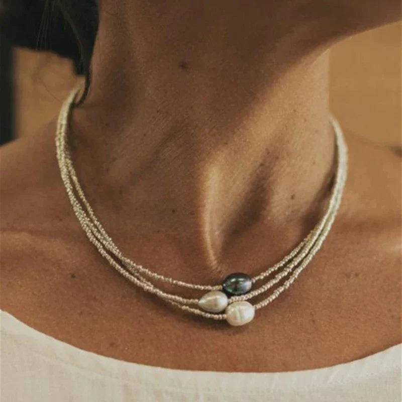 Natural Pearl Necklace Jasmine's Boutique Australia