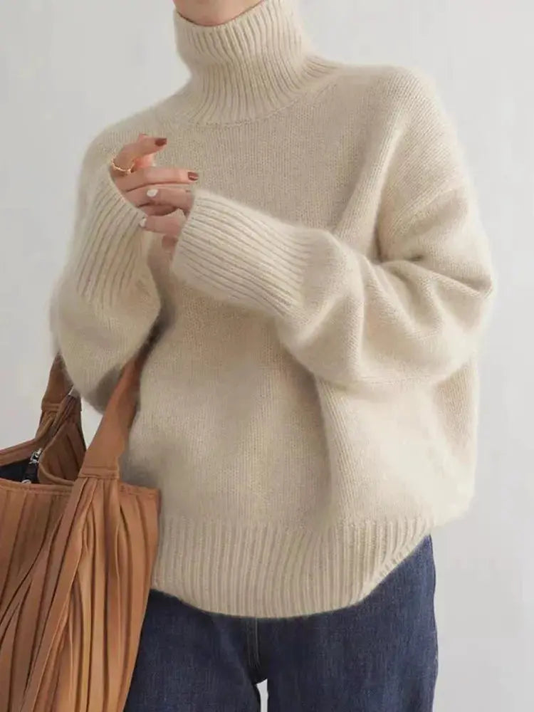 Minimalist Luxe Turtleneck Sweater Jasmine's Boutique Australia